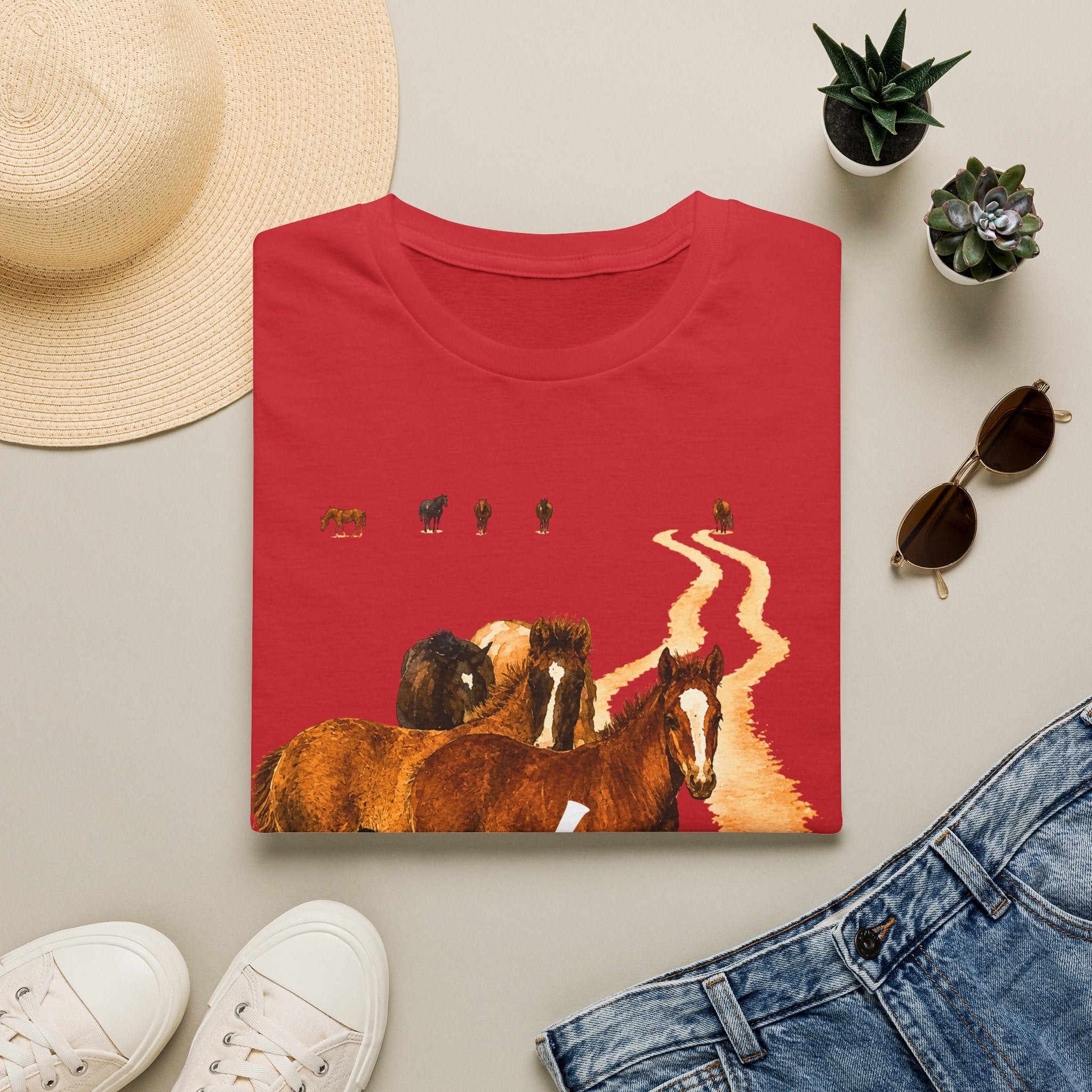 Horse Ranch Wild & Free Graphic Tee