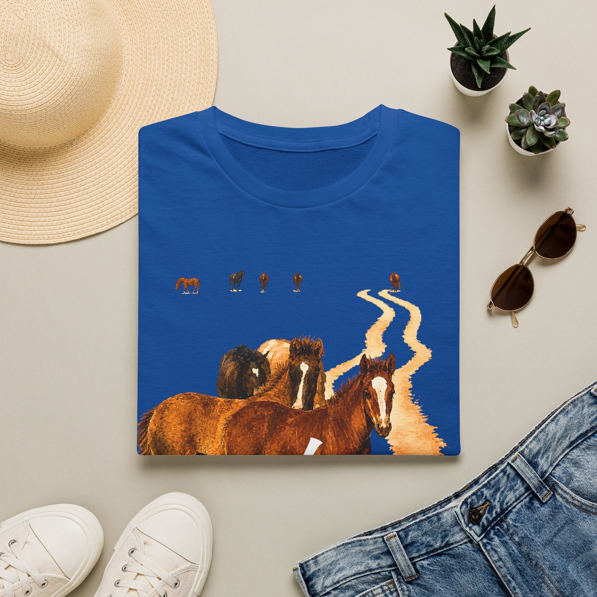 Horse Ranch Wild & Free Graphic Tee