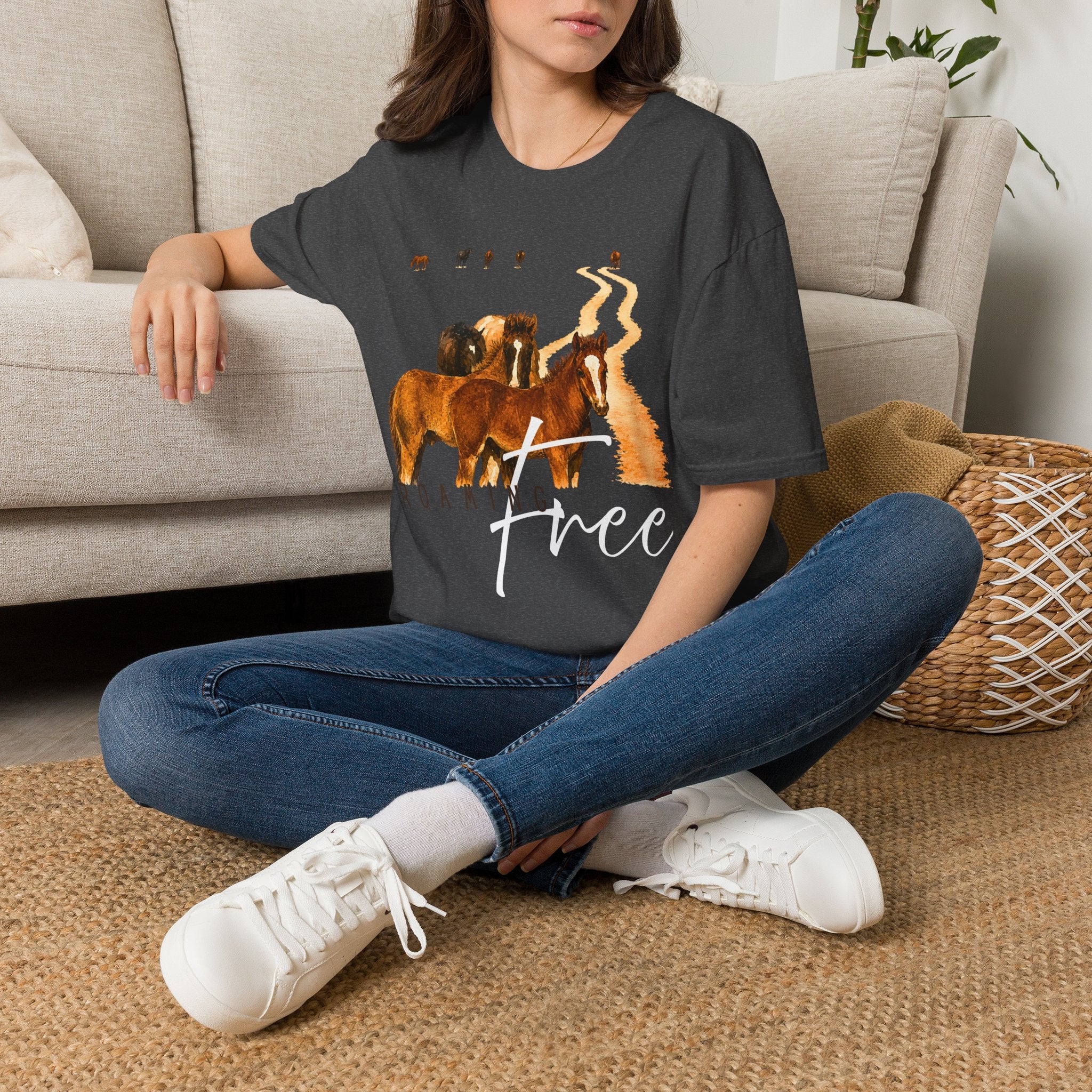 Horse Ranch Wild & Free Graphic Tee