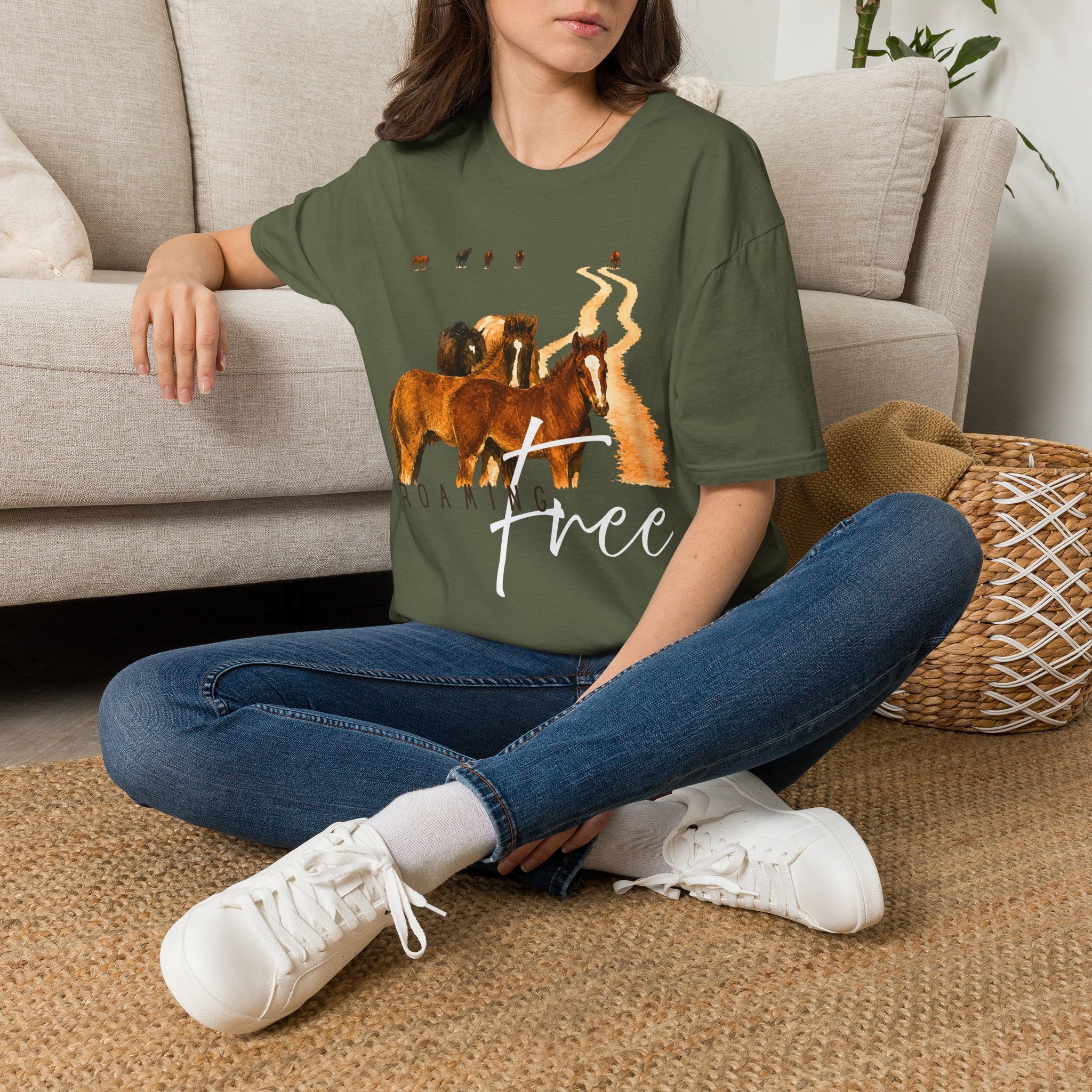 Horse Ranch Wild & Free Graphic Tee