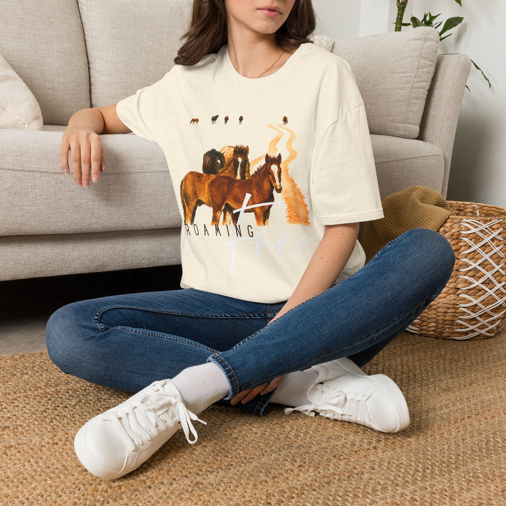 Horse Ranch Wild & Free Graphic Tee