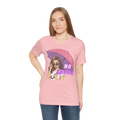 No Shade Graphic Tee — Sassy Woman with Pink Umbrella